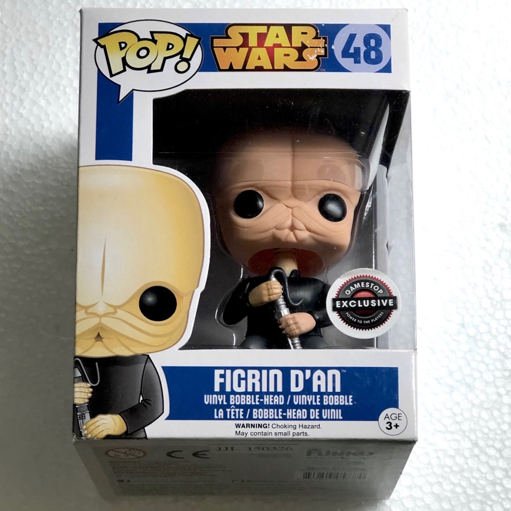 Star Wars Funko POP Blue Box Disney Vaulted Bobble Head Collectible